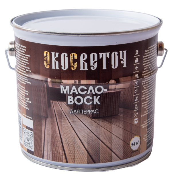 Масло-ВОСК для Террас 3 л.