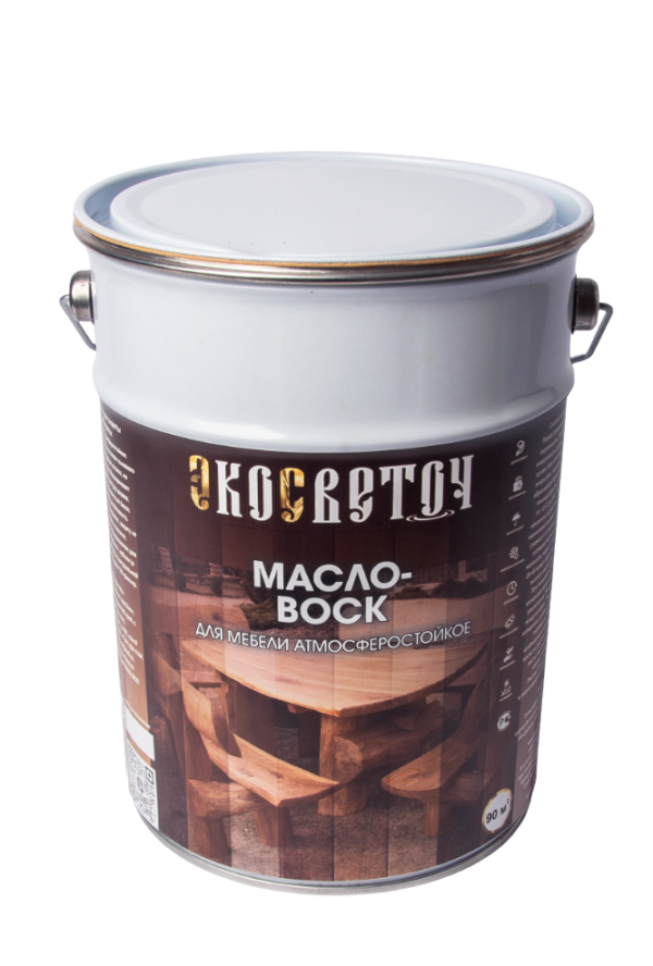 Масло-ВОСК для мебели атмосферостойкое с У/Ф-фильтром 5 л.